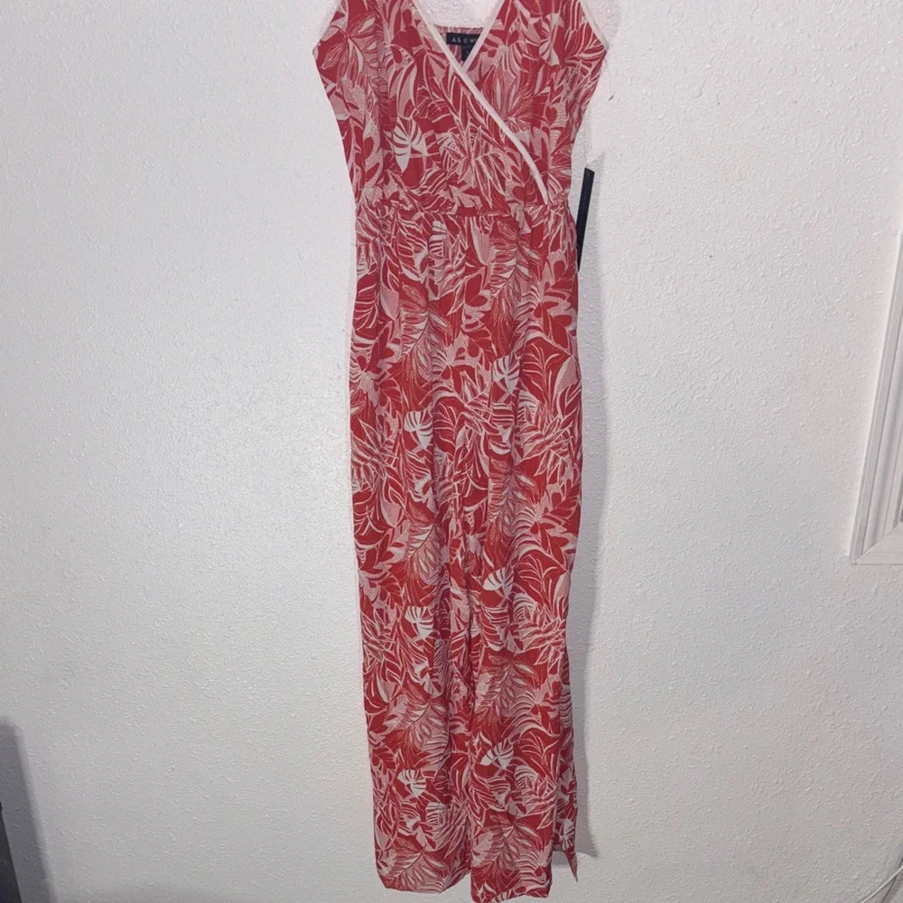 As U Wish Red and White Patterned Dress - Picture 1 of 2